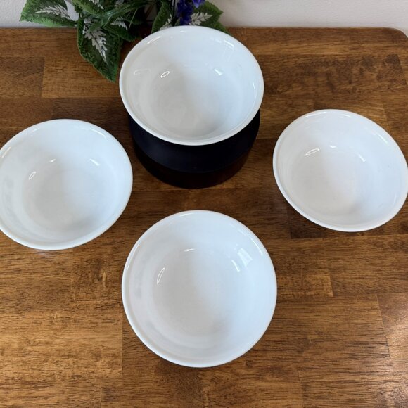 Corelle Old Town Blue Bowls Set of 4 Retro Kitchen Vintage 12‎ oz Floral USA - Picture 4 of 5